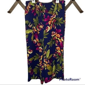 J. Jill Cropped Tropical Pants